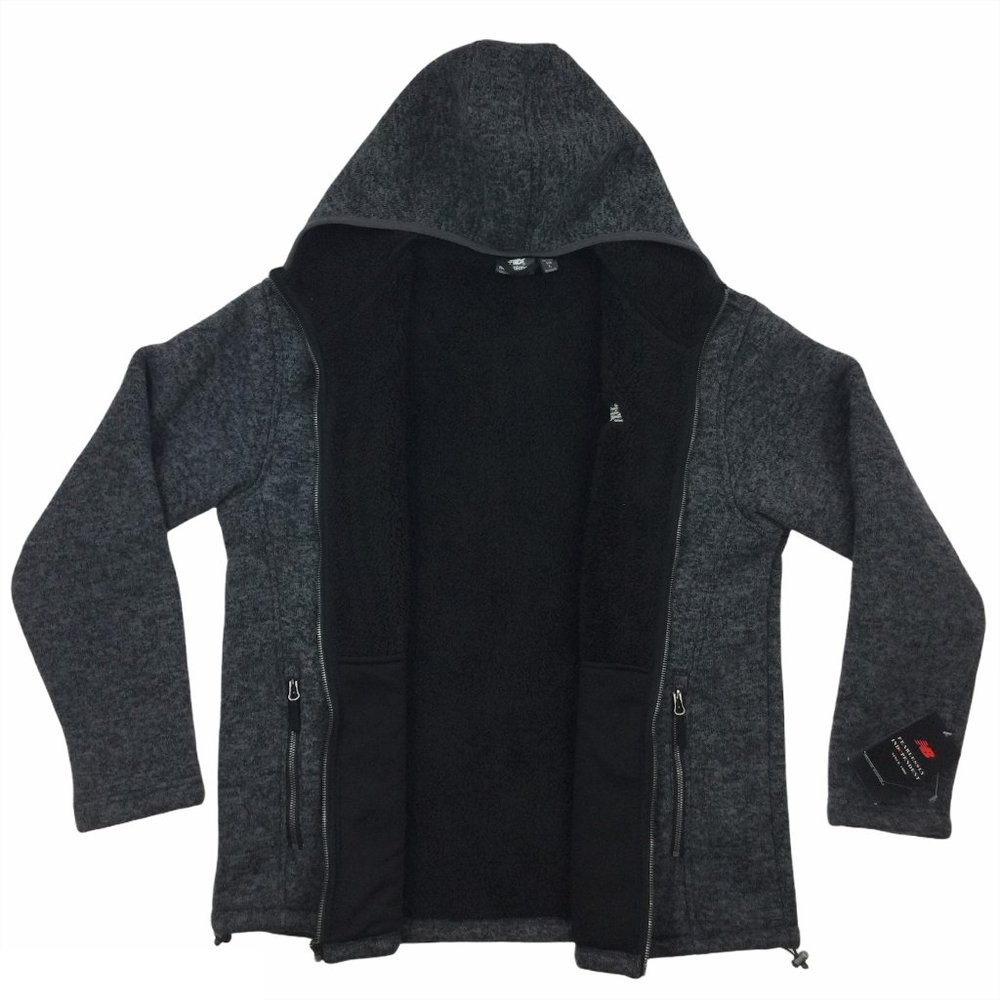 New Balance Hooded  Sweater Fleece Sherpa Mens